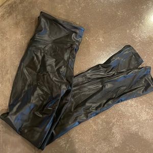 Spanx leather leggings M